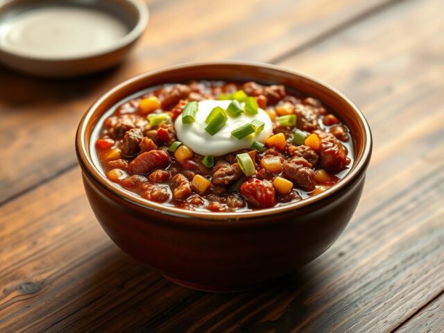 Chili nr. 2 met kidneybonen en maïs