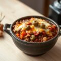 Chili nr. 3: met wortels en gehakt onder een kapje