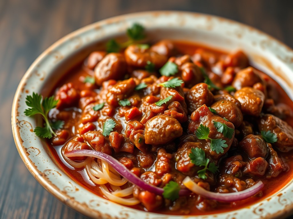 Chili SIN carne, AI-gegenereerde illustratie