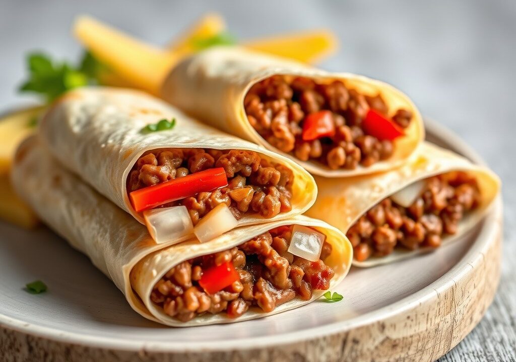 Chili wraps, AI-gegenereerde illustratie