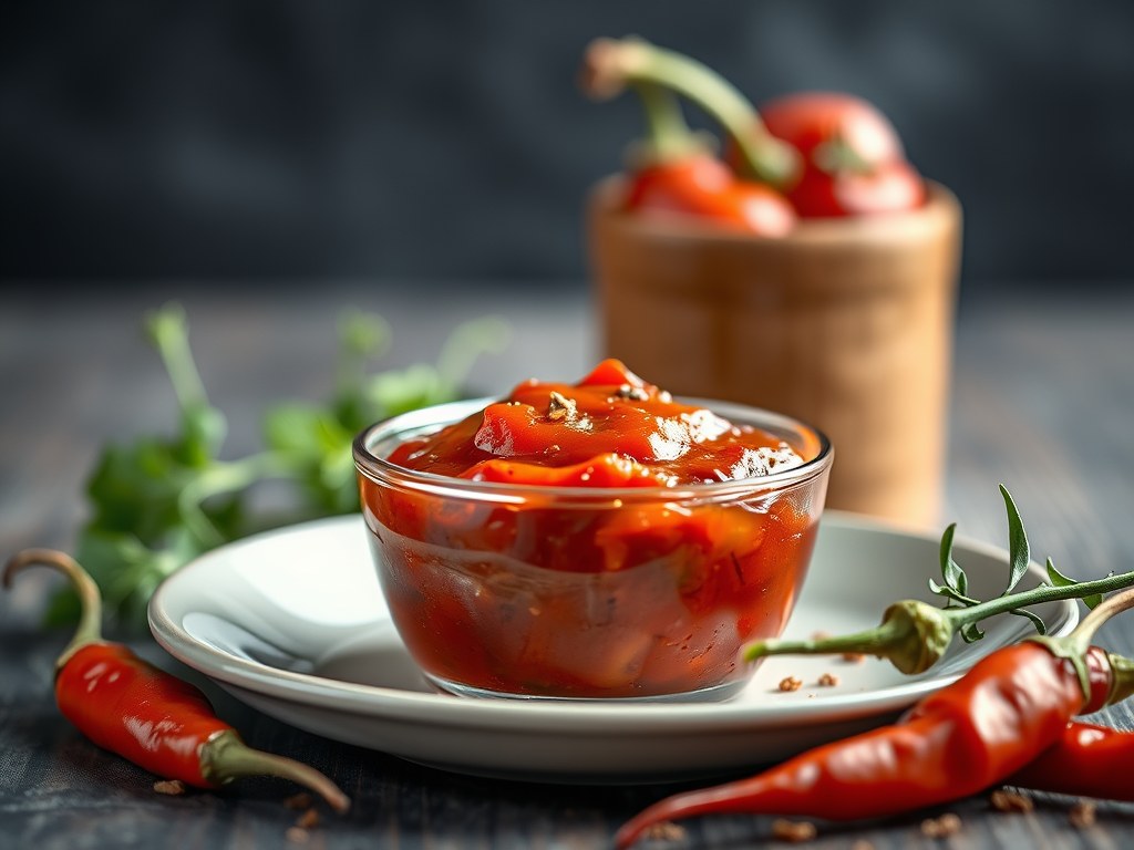 Chilipoeder (mild), AI-gegenereerde illustratie