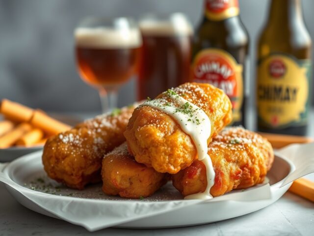 Chimay bier-kaaskroketten