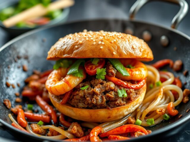 Chinese burger
