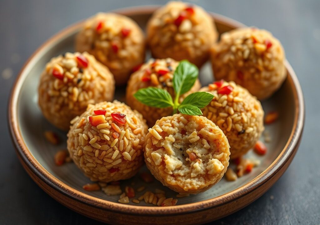 Chinese dessertballetjes, AI-gegenereerde illustratie