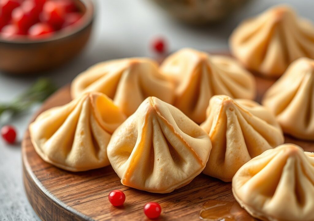 Chinese fortune cookies (gelukskoekjes), AI-gegenereerde illustratie