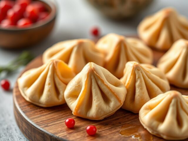 Chinese fortune cookies (gelukskoekjes) — AI-gegenereerde illustratie