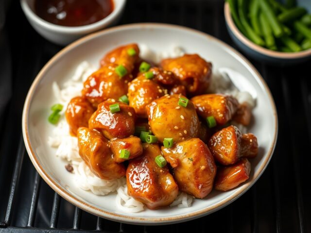 Chinese kip uit de oven — AI-gegenereerde illustratie