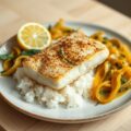 Chinese kool en kabeljauw-filet