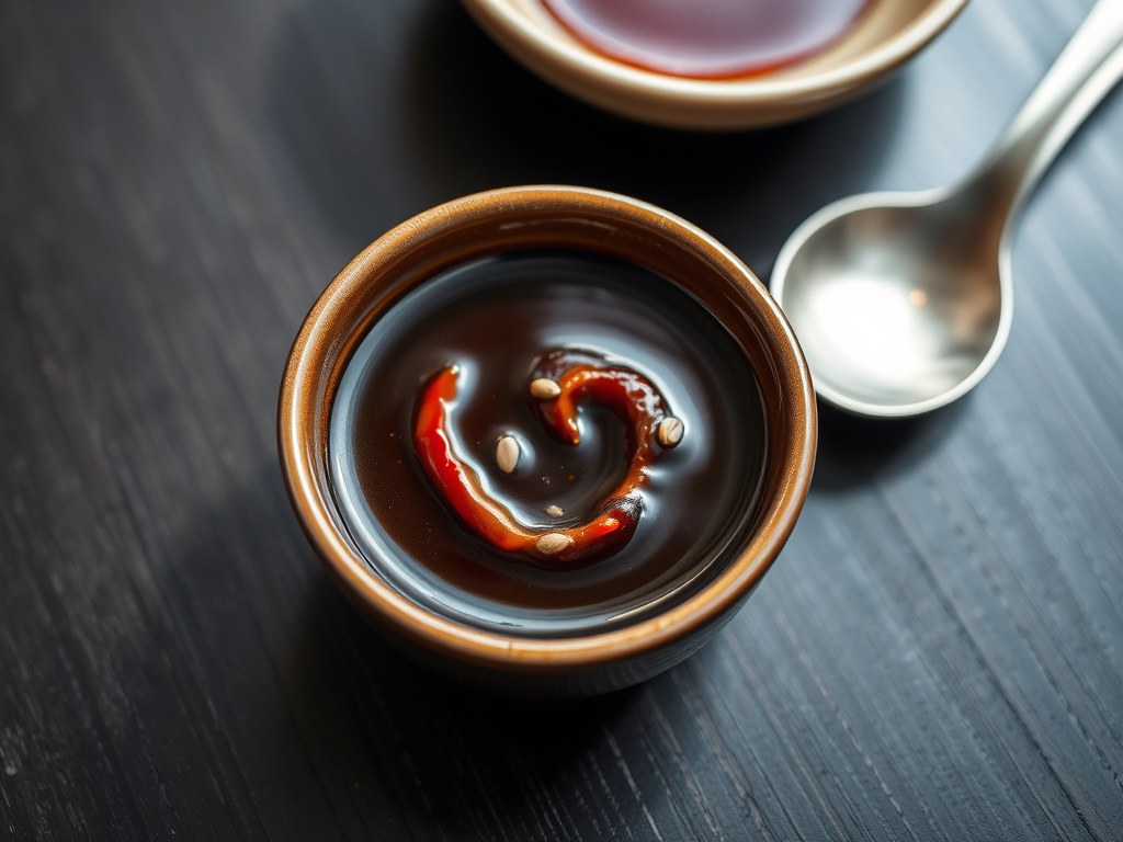 Chinese marinade met rijstwijn of sherry, AI-gegenereerde illustratie