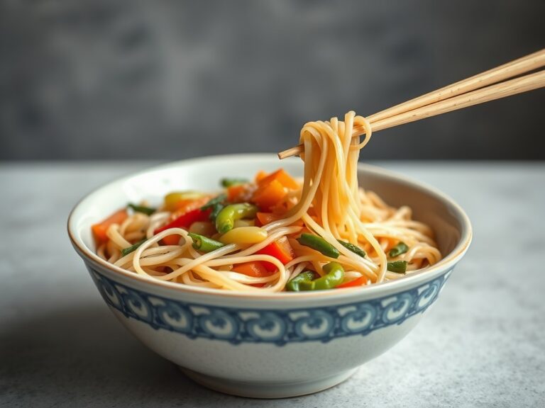 Chinese noedels met groenten