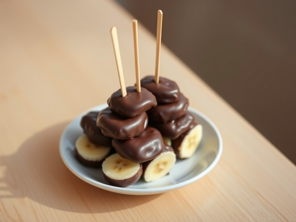 Choco banaan, AI-gegenereerde illustratie