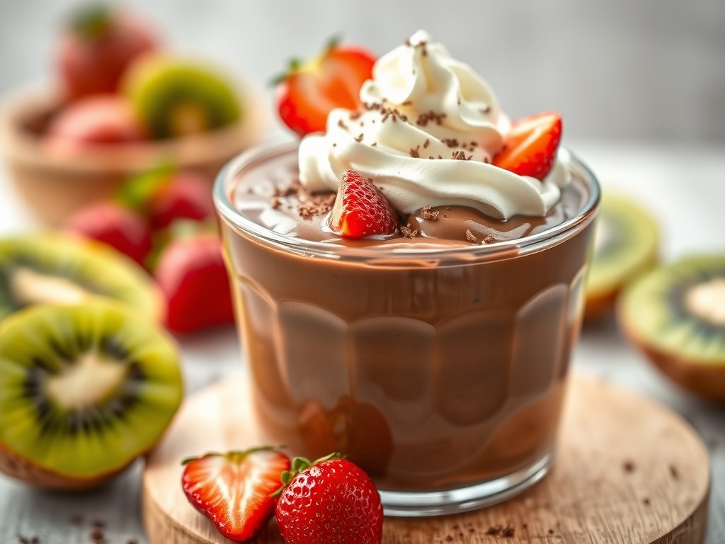 Choco dessert, AI-gegenereerde illustratie