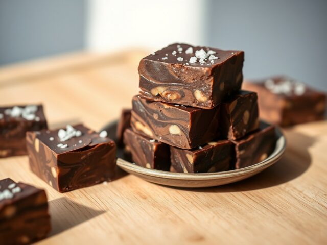 Choco nutella en zeezout-fudge