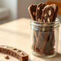 Chocolade- amandelbiscotti