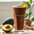Chocolade Avocadosmoothie