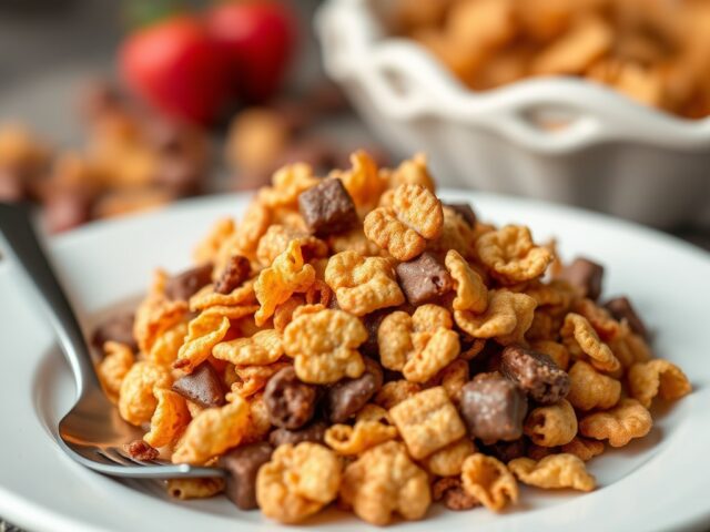 Chocolade Cornflakes β AI-gegenereerde illustratie