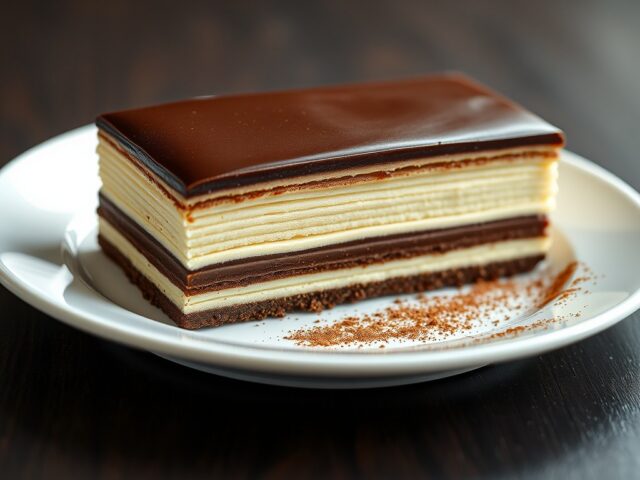 Chocolade-dessert ”Opera