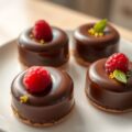 Chocolade-frambozengebakjes