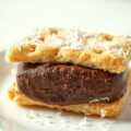 Chocolade ijssandwich met kokos