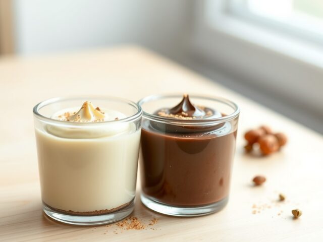Chocolade kardemom-potjes
