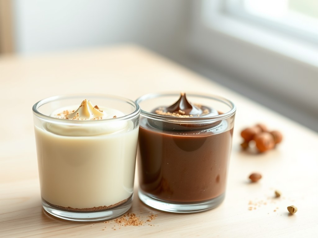 Chocolade kardemom-potjes, AI-gegenereerde illustratie