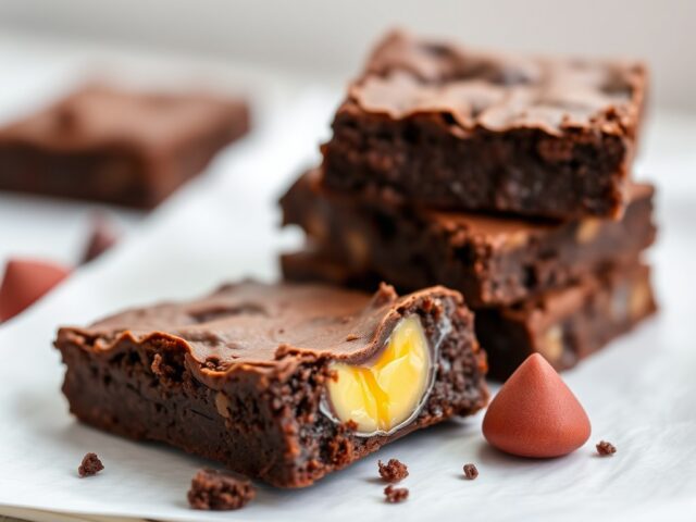 Chocolade munt brownies