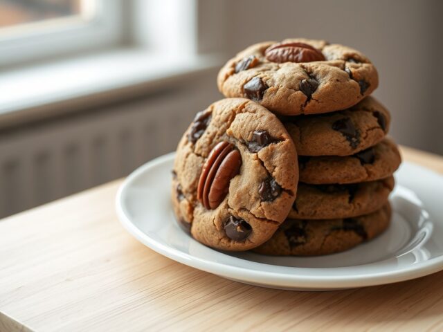 Chocolade-pecankoekjes