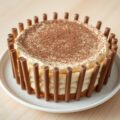 Chocolade rollentaart met appelmoes