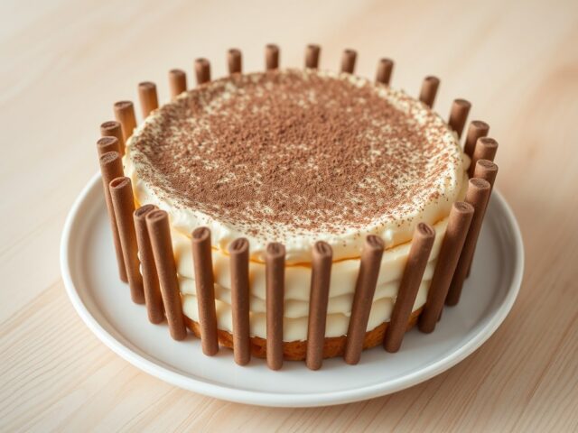 Chocolade rollentaart met appelmoes
