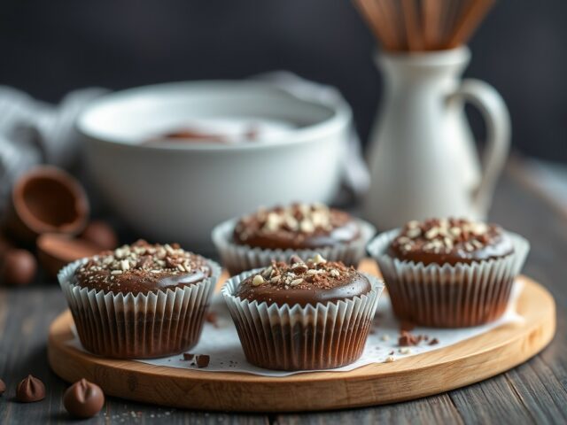 Chocolade-rumtoetjes — AI-gegenereerde illustratie