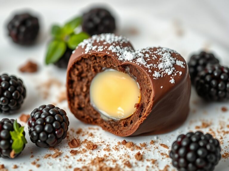 Chocolade truffelhart
