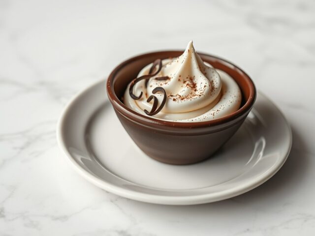 Chocoladebakjes met witte chocolademousse