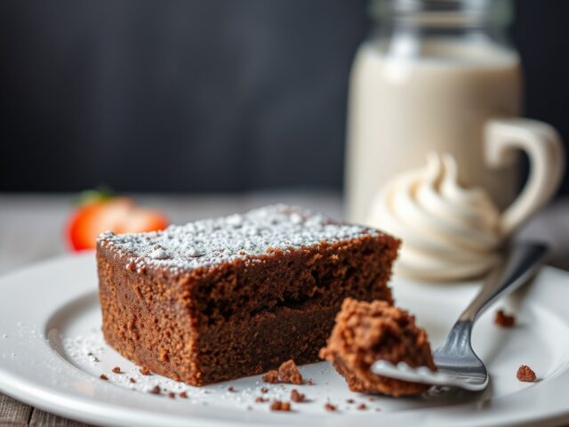 Chocoladecake met drie lagen
