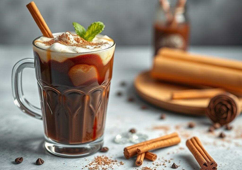 Chocoladedrankje op z’n Azteeks, AI-gegenereerde illustratie
