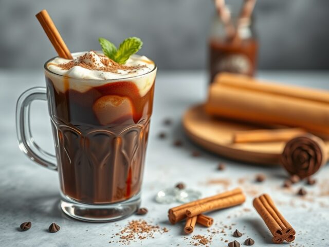 Chocoladedrankje op z’n Azteeks — AI-gegenereerde illustratie