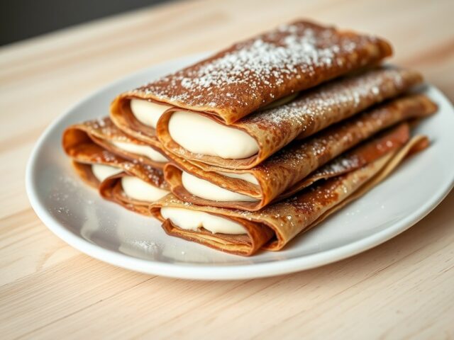 Chocoladeflensjes met mascarpone