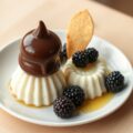 Chocoladekasteeltjes met sinaasappelessence