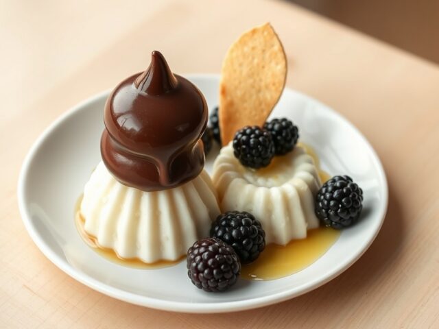 Chocoladekasteeltjes met sinaasappelessence