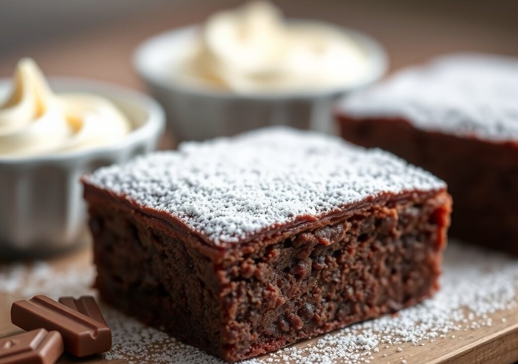 Chocoladekoek — AI-gegenereerde illustratie