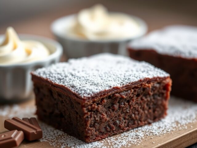 Chocoladekoek — AI-gegenereerde illustratie