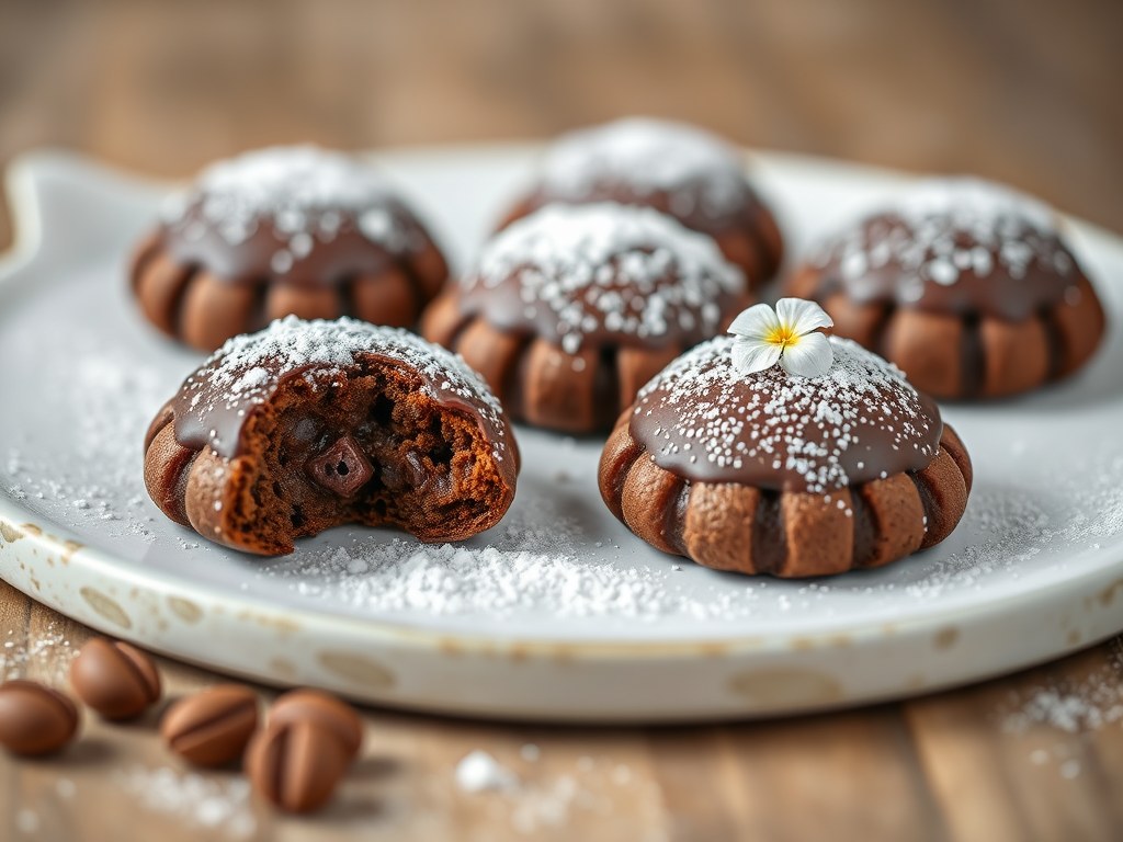 Chocoladekoekjes, AI-gegenereerde illustratie