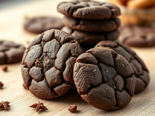 Chocoladekoekjes met kruiden