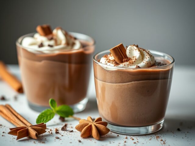 Chocolademousse (super simpel!!!) — AI-gegenereerde illustratie