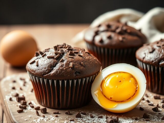 Chocolademuffins zonder boter