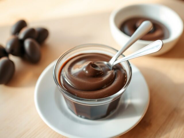 Chocoladepotje met cognac, room en eieren