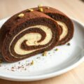 Chocoladerol met pistaches