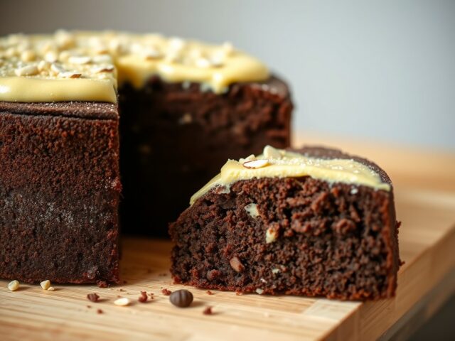 Chocoladetaart met advocaat