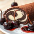 Chocoladeterrine met cognackersen