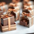Chocoladeversiersels: doosjes