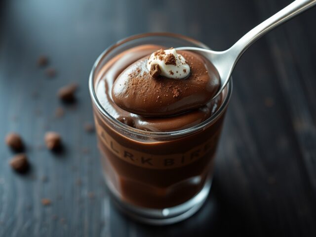 Chocomousse met donker trappistenbier